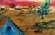 Surrealist landscape - Pastels - A2